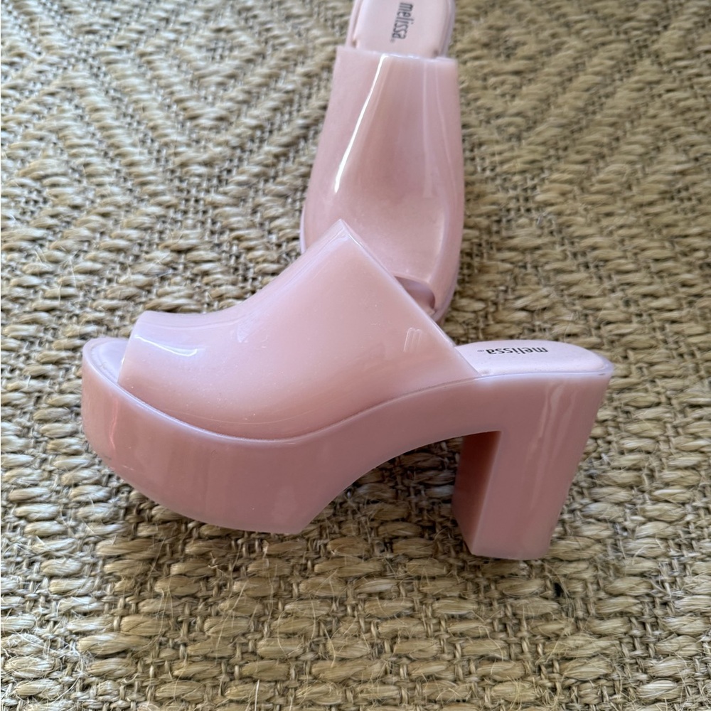 Melissa Blush Pink Platform Heels size 7